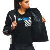 Dainese VELOCE D-DRY dámská sportovní bunda bílá/červená vel.40